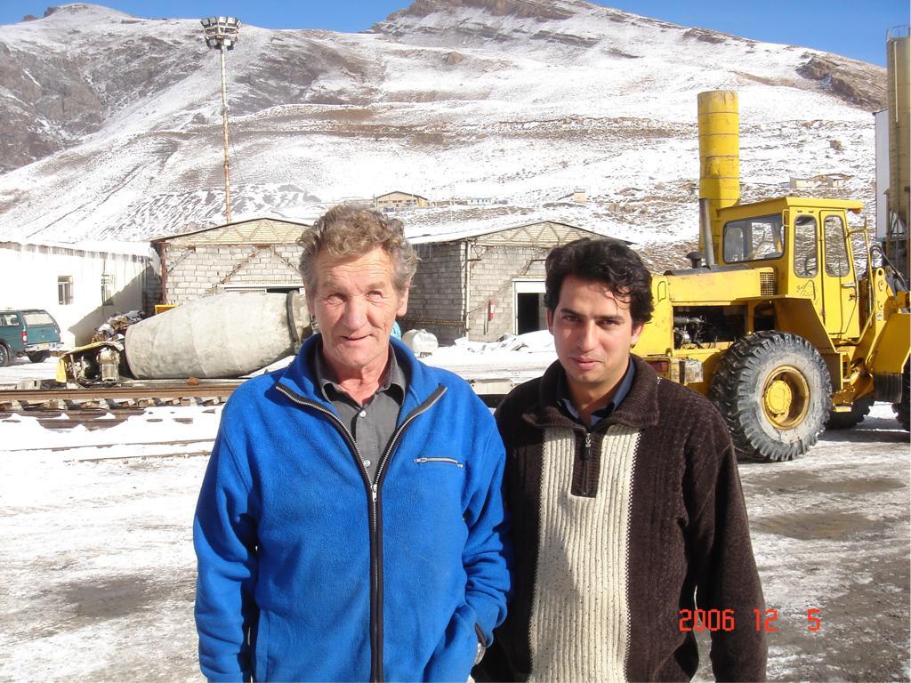 تونل البرز پل زنگوله _آقای موزر مسئول تونل